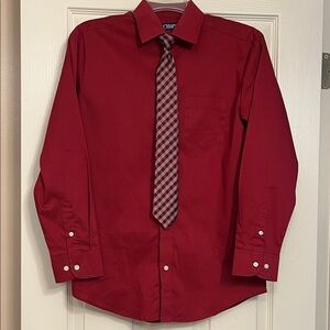 Boys dress shirt, and tie set by Chaps